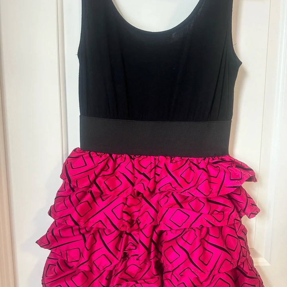 Pink and Black Dress - Picture 6 of 6